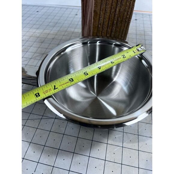 NEW Nutri-Stahl 1.5 Qt Stainless Steel Saucepan With Handle & 24-Element Base - Picture 7 of 8